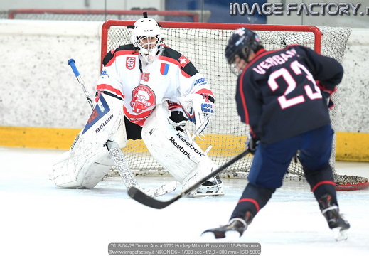2018-04-28 Torneo Aosta - Hockey Milano Rossoblu U15-Bellinzona (2-4)